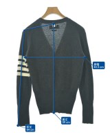THOM BROWNE（トムブラウン）カーディガン グレー サイズ:0(XS位) メンズ/2200716151043