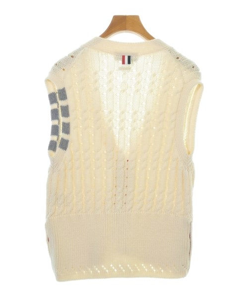THOM BROWNE（トムブラウン）ベスト 白 サイズ:1(S位) レディース/2200717056323
