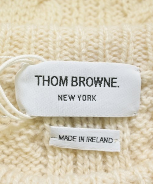 THOM BROWNE（トムブラウン）ニット・セーター 白 サイズ:1(S位) メンズ/2200717231065