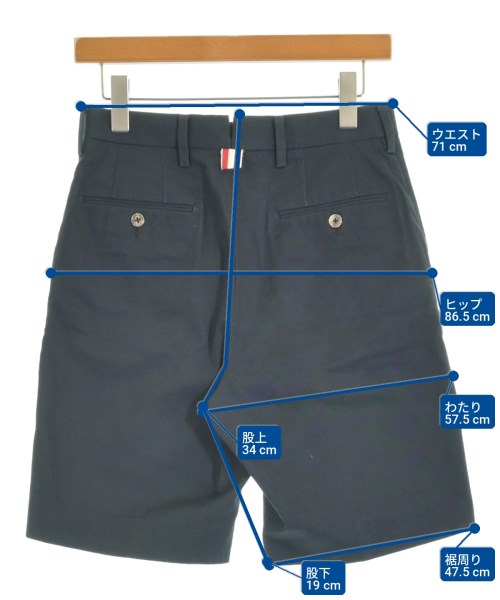 THOM BROWNE（トムブラウン）ショートパンツ 紺 サイズ:1(S位) メンズ/2200718026042