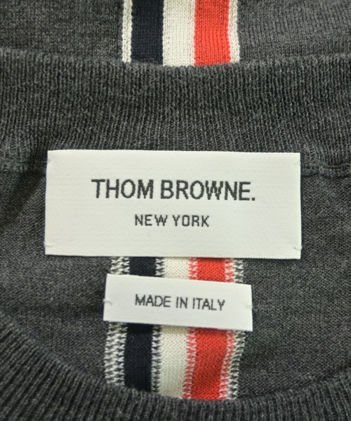 THOM BROWNE（トムブラウン）ニット・セーター グレー サイズ:38(S位) レディース/2200639403076