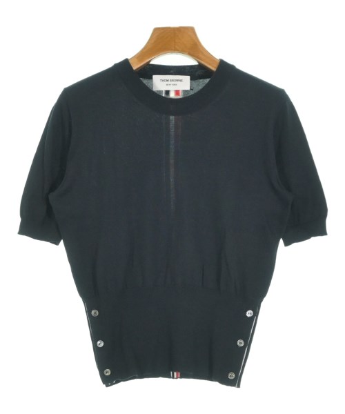THOM BROWNE(トムブラウン)ニット・セーター 紺 サイズ:38(S位)/2200639403083