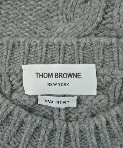THOM BROWNE（トムブラウン）ニット・セーター グレー サイズ:0(XS位) メンズ/2200645987065