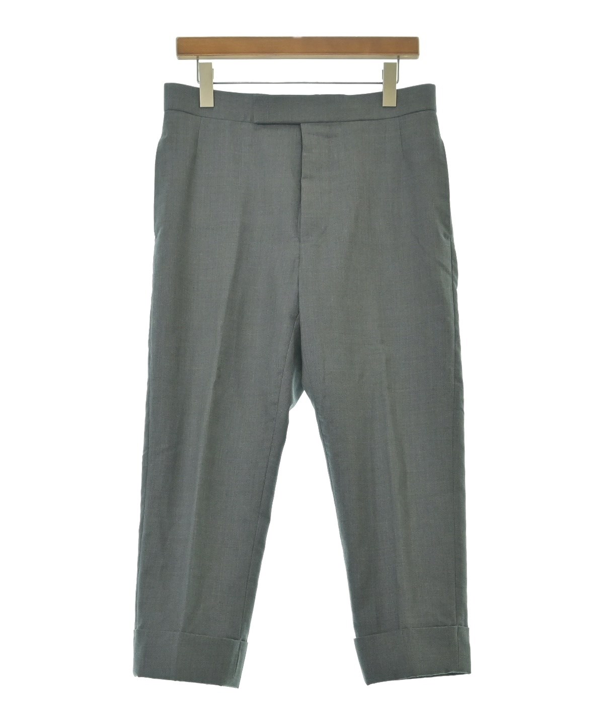 THOM BROWNE（トムブラウン）スラックス グレー サイズ:48(L位) メンズ