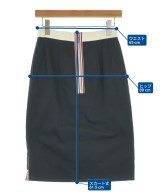 THOM BROWNE（トムブラウン）ひざ丈スカート 紺 サイズ:L レディース/2200632688043