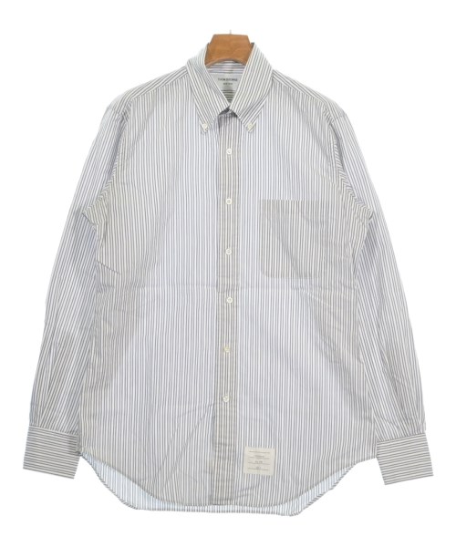 THOM BROWNE(トムブラウン)カジュアルシャツ 白 サイズ:3(L位)/2200647058060