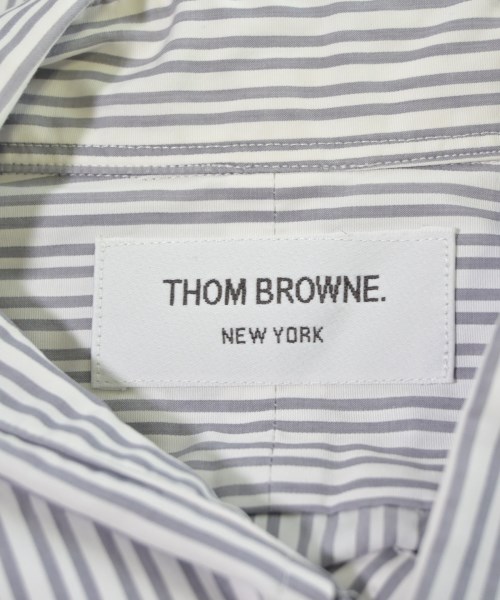 THOM BROWNE（トムブラウン）カジュアルシャツ 白 サイズ:3(L位) メンズ/2200647058060