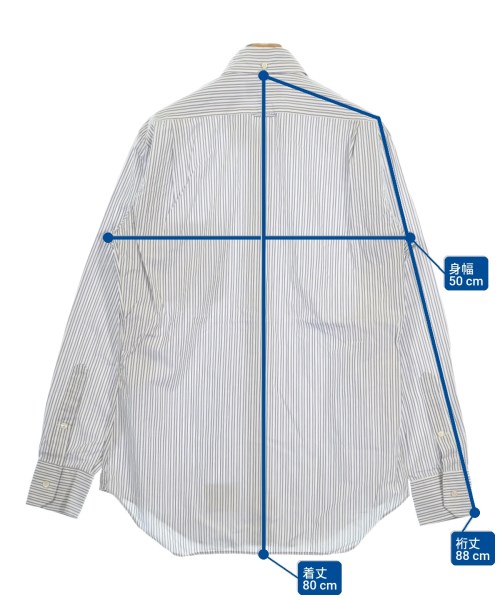 THOM BROWNE（トムブラウン）カジュアルシャツ 白 サイズ:3(L位) メンズ/2200647058060