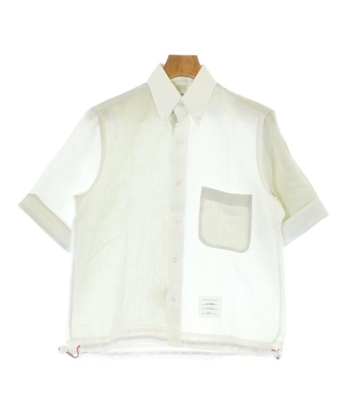 THOM BROWNE(トムブラウン)カジュアルシャツ 白 サイズ:0(XS位)/2200650214088
