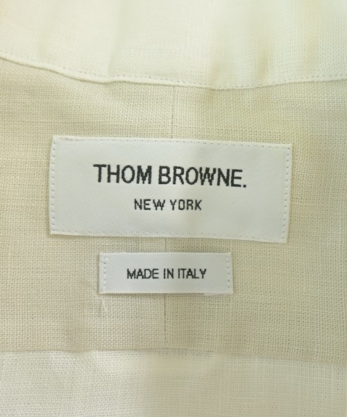 THOM BROWNE（トムブラウン）カジュアルシャツ 白 サイズ:0(XS位) メンズ/2200650214088