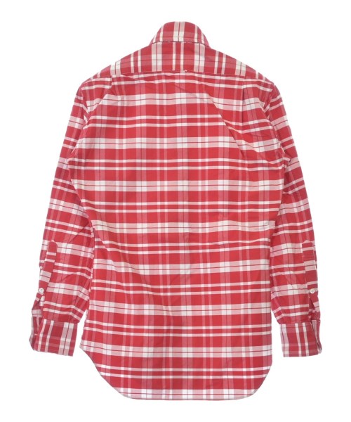 THOM BROWNE（トムブラウン）カジュアルシャツ 赤 サイズ:0(XS位) メンズ/2200612798052