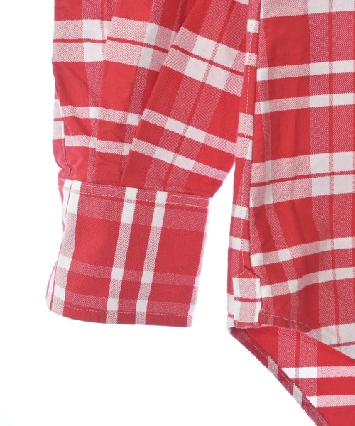 THOM BROWNE（トムブラウン）カジュアルシャツ 赤 サイズ:0(XS位) メンズ/2200612798052