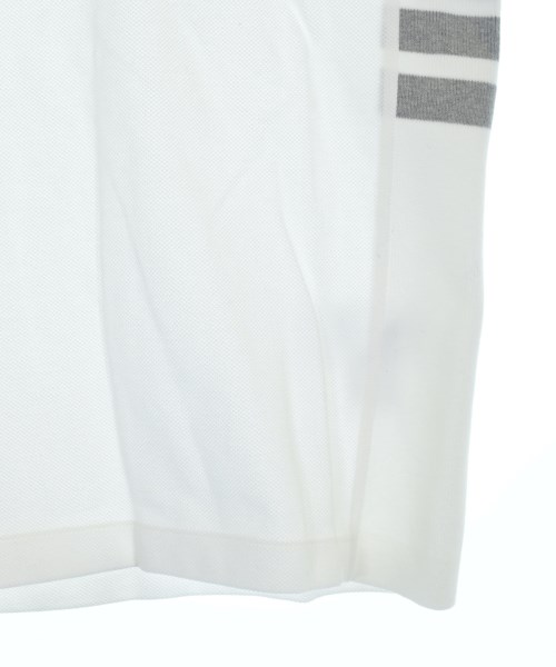 THOM BROWNE（トムブラウン）ポロシャツ 白 サイズ:0(XS位) メンズ/2200651774062