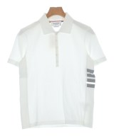 THOM BROWNE（トムブラウン）ポロシャツ 白 サイズ:0(XS位) メンズ/2200651774062