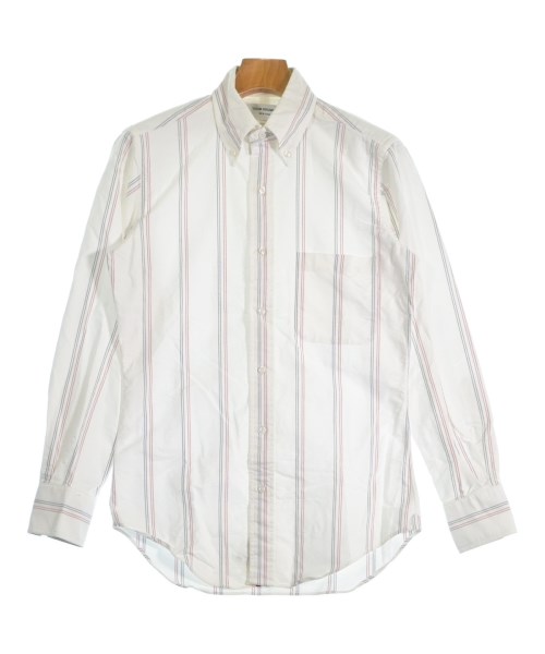 THOM BROWNE(トムブラウン)カジュアルシャツ 白 サイズ:1(S位)/2200652250046