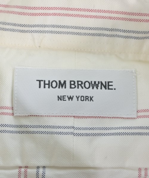 THOM BROWNE（トムブラウン）カジュアルシャツ 白 サイズ:1(S位) メンズ/2200652250046