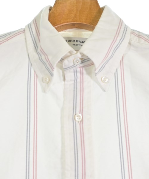 THOM BROWNE（トムブラウン）カジュアルシャツ 白 サイズ:1(S位) メンズ/2200652250046