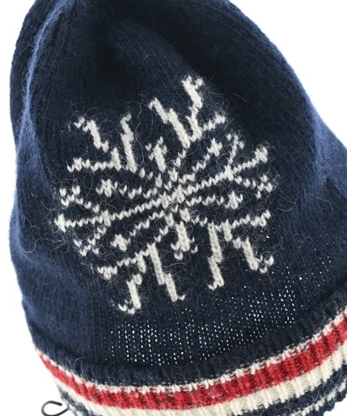 THOM BROWNE（トムブラウン）ニットキャップ・ビーニー 紺 サイズ:- メンズ/2200652612226
