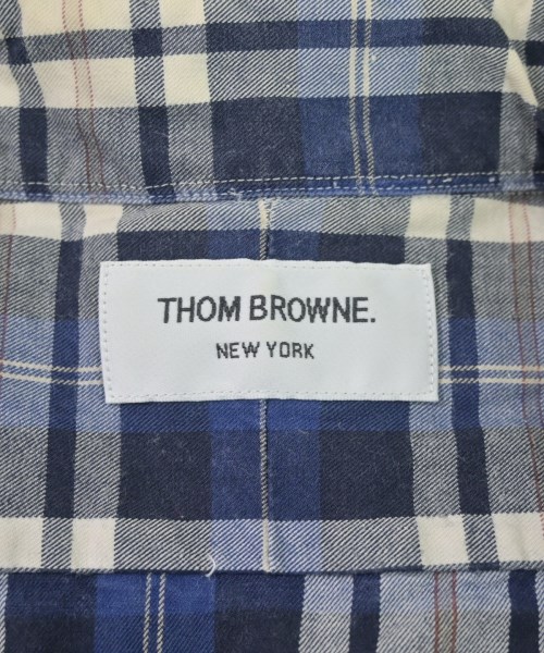 THOM BROWNE（トムブラウン）カジュアルシャツ 紺 サイズ:0(XS位) メンズ/2200647040119