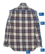 THOM BROWNE（トムブラウン）カジュアルシャツ 赤 サイズ:0(XS位) メンズ/2200647040126