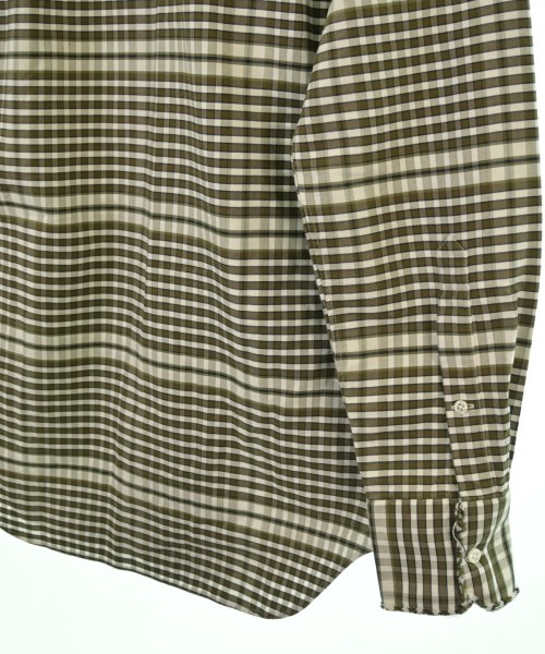 THOM BROWNE（トムブラウン）カジュアルシャツ カーキ サイズ:1(S位) メンズ/2200648691044