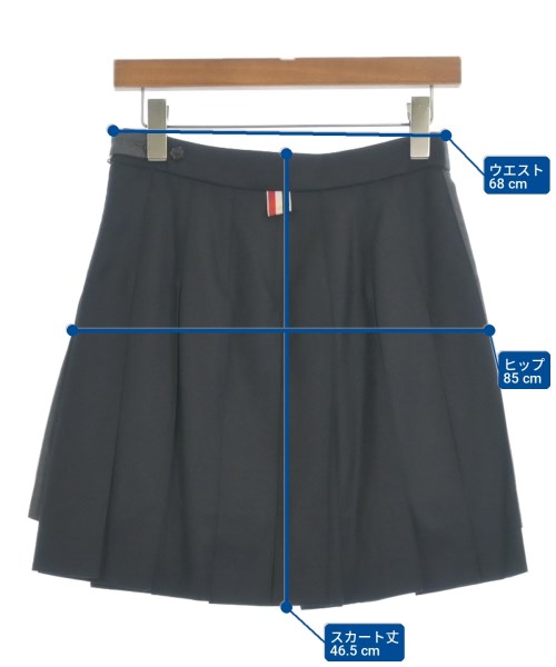 THOM BROWNE（トムブラウン）ミニスカート グレー サイズ:38(S位) レディース/2200702231117