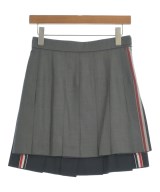 THOM BROWNE（トムブラウン）ミニスカート グレー サイズ:38(S位) レディース/2200702231117