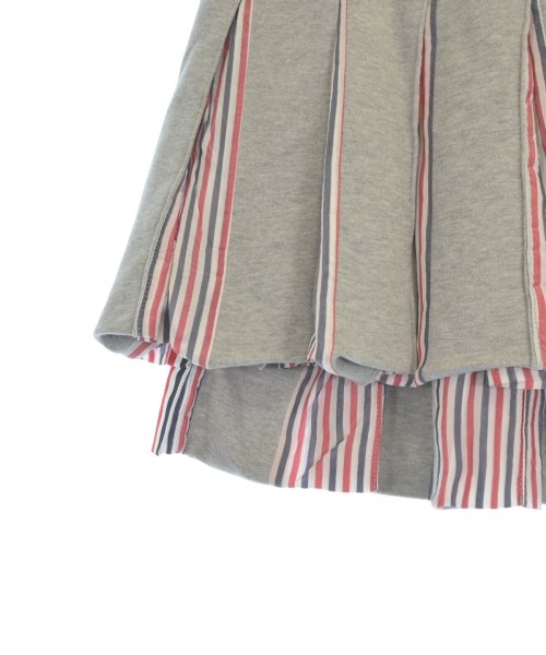 THOM BROWNE（トムブラウン）ミニスカート グレー サイズ:38(S位) レディース/2200702231124