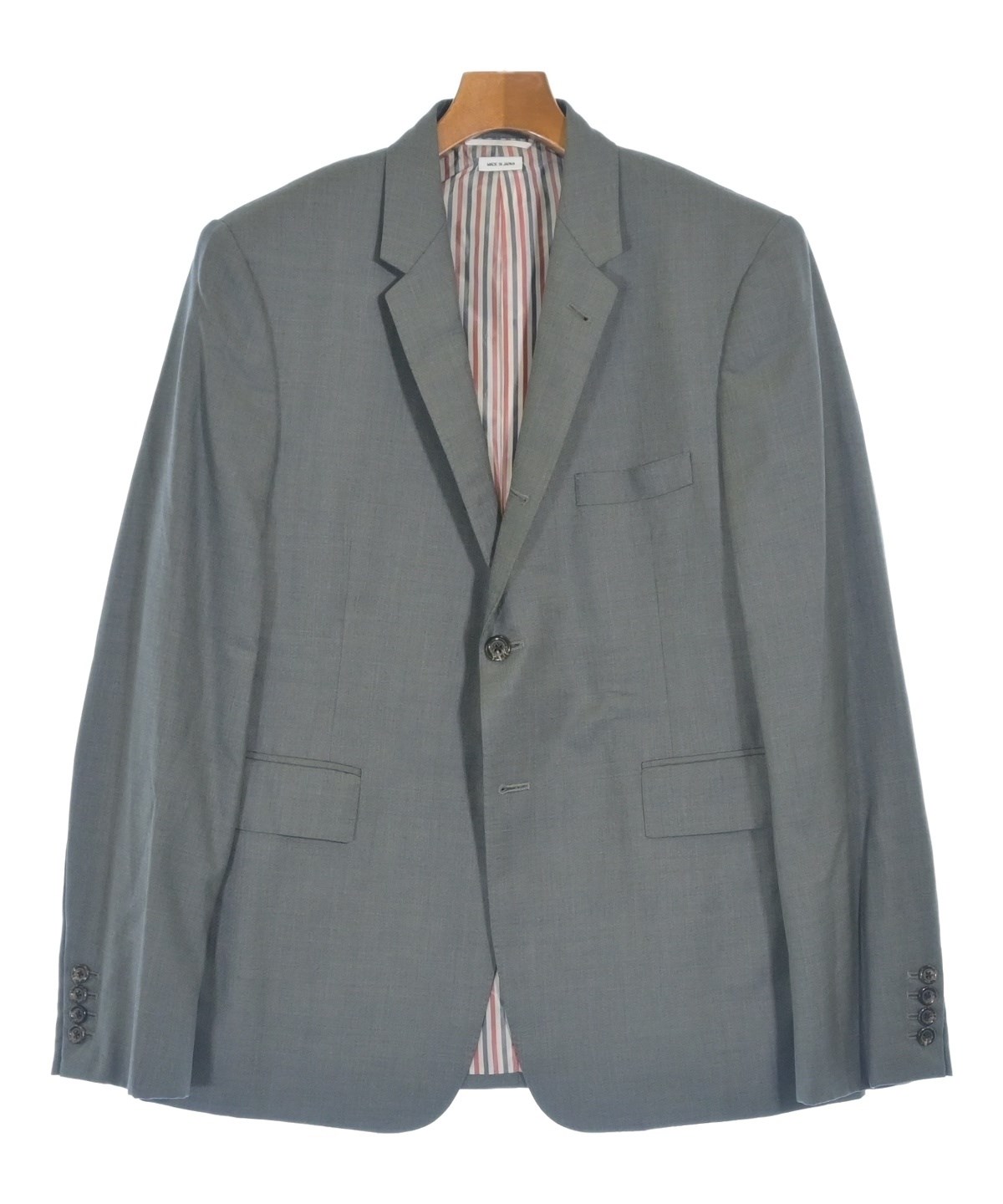 THOM BROWNE（トムブラウン）テーラードジャケット グレー サイズ:1(S