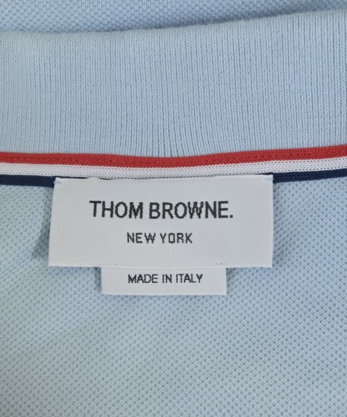 THOM BROWNE（トムブラウン）ポロシャツ 青 サイズ:3(L位) メンズ/2200698963085