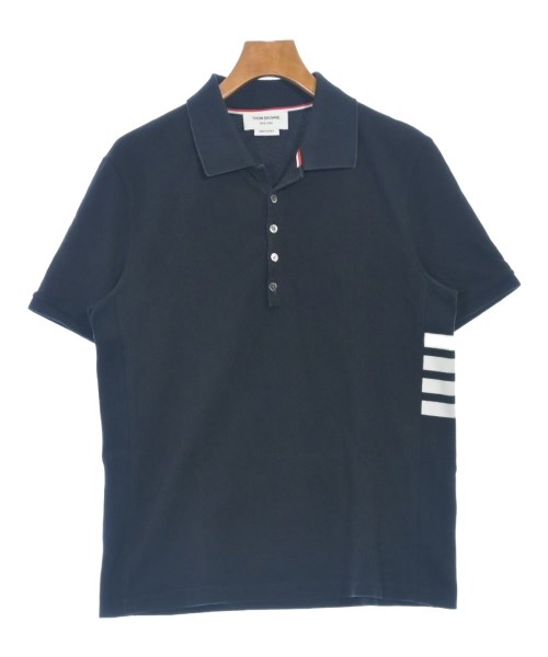 THOM BROWNE（トムブラウン）ポロシャツ 紺 サイズ:3(L位) メンズ
