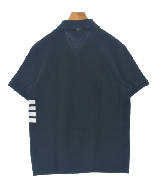 THOM BROWNE（トムブラウン）ポロシャツ 紺 サイズ:3(L位) メンズ