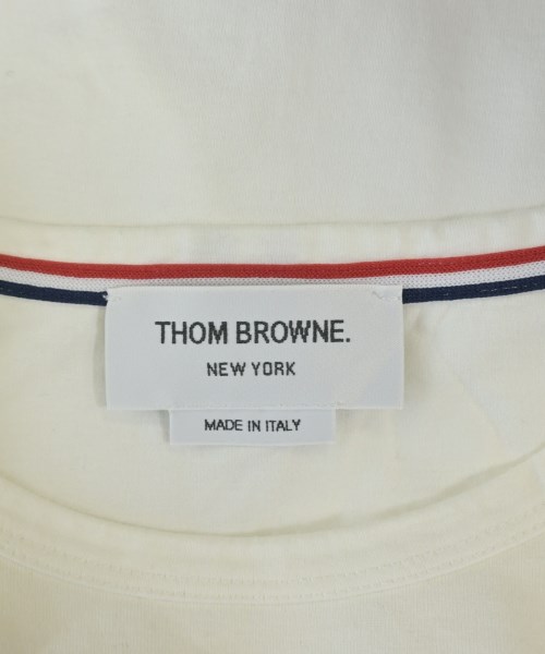 THOM BROWNE（トムブラウン）Tシャツ・カットソー 白 サイズ:3(L位) メンズ/2200698963115