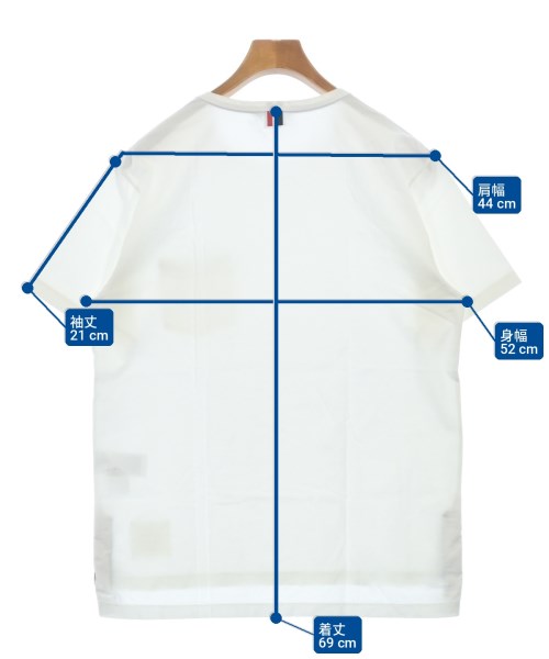 THOM BROWNE（トムブラウン）Tシャツ・カットソー 白 サイズ:3(L位) メンズ/2200698963115