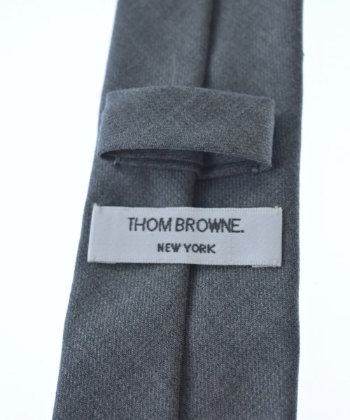 THOM BROWNE（トムブラウン）ネクタイ グレー サイズ:- メンズ/2200704680050