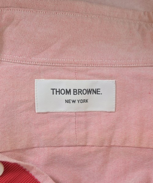 THOM BROWNE（トムブラウン）カジュアルシャツ ピンク サイズ:0(XS位) メンズ/2200705244107