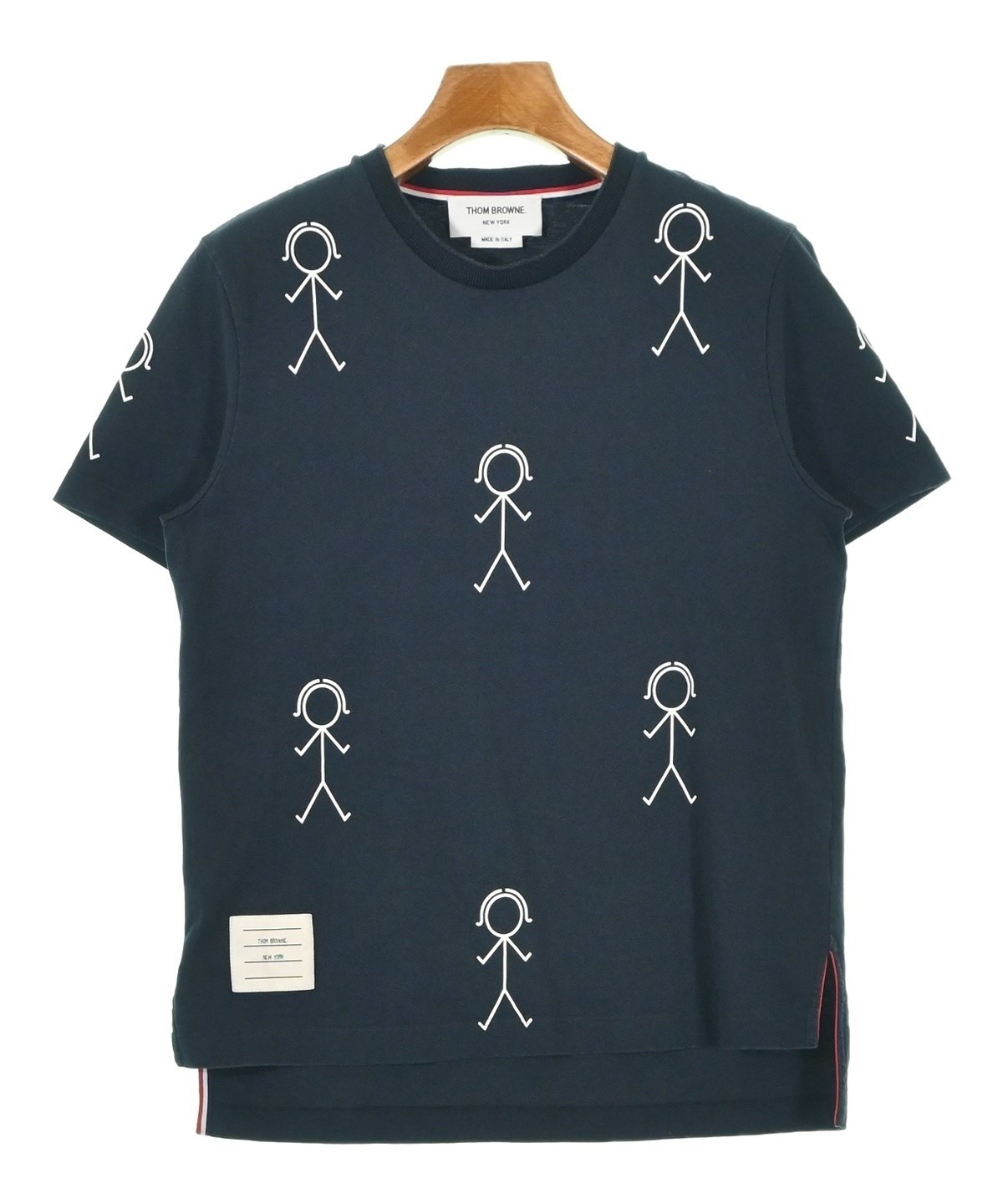 トムブラウンTシャーツ40 THOM BROWNE（トムブラウン）Tシャツ・カットソー 紺 サイズ:42(M位