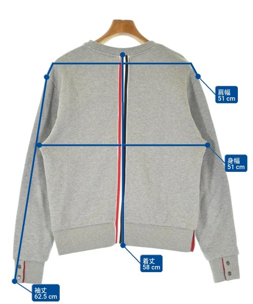 THOM BROWNE（トムブラウン）スウェット グレー サイズ:0(XS位) メンズ/2200707553023