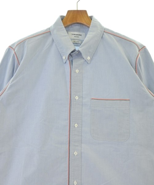 THOM BROWNE（トムブラウン）カジュアルシャツ 青 サイズ:4(XL位) メンズ/2200707610092