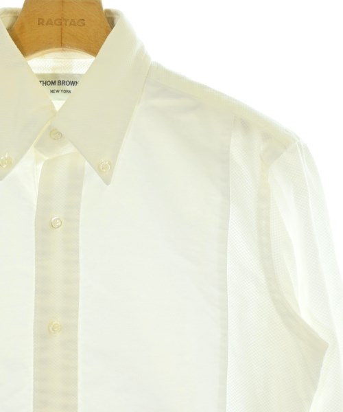 THOM BROWNE（トムブラウン）カジュアルシャツ 白 サイズ:0(XS位) メンズ/2200706306507