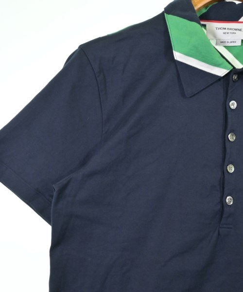 THOM BROWNE（トムブラウン）ポロシャツ 紺 サイズ:1(S位) メンズ/2200709093121