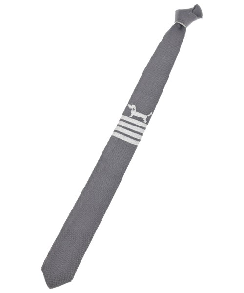 THOM BROWNE(トムブラウン)ネクタイ グレー サイズ:-/2200663711345