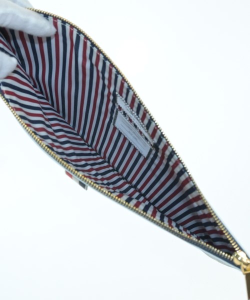 THOM BROWNE（トムブラウン）クラッチバッグ 黒 サイズ:- メンズ/2200664899080