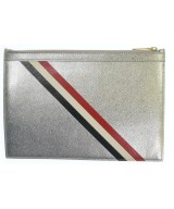 THOM BROWNE（トムブラウン）クラッチバッグ シルバー サイズ:- メンズ/2200664899097