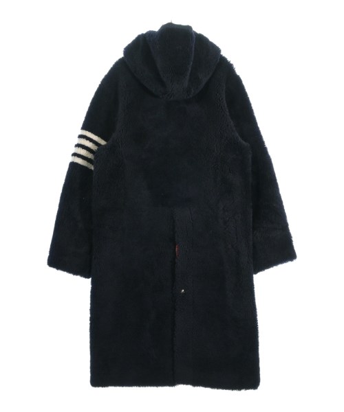 THOM BROWNE（トムブラウン）ムートンコート 黒 サイズ:0(XS位) レディース/2200665174049