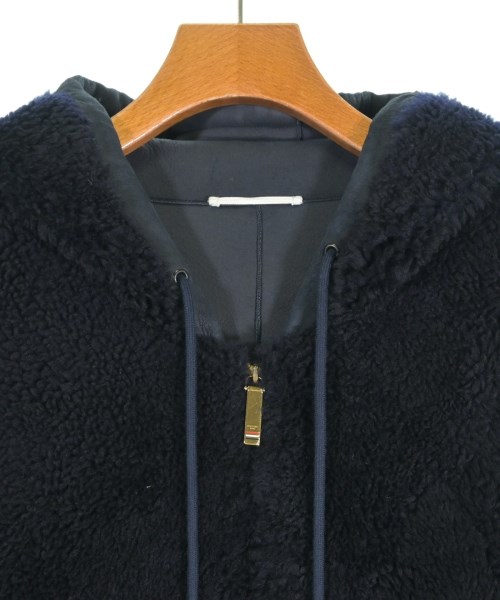 THOM BROWNE（トムブラウン）ムートンコート 黒 サイズ:0(XS位) レディース/2200665174049