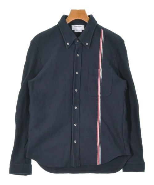 THOM BROWNE(トムブラウン)カジュアルシャツ 紺 サイズ:2(M位)/2200667878037