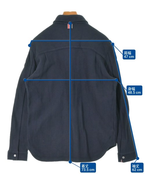 THOM BROWNE（トムブラウン）カジュアルシャツ 紺 サイズ:2(M位) メンズ/2200667878037