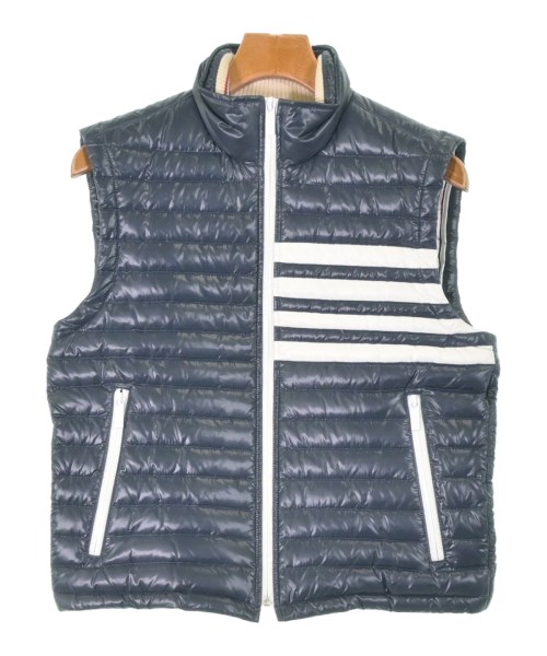 THOM BROWNE(トムブラウン)ダウンジャケット/ダウンベスト 紺 サイズ:0(XS位)/2200669053012
