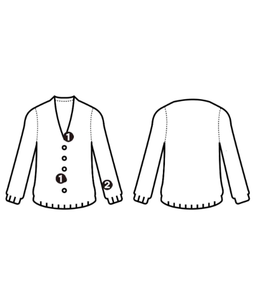 THOM BROWNE（トムブラウン）カーディガン グレー サイズ:1(S位) メンズ/2200669053029